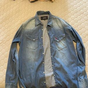 Ferrari Jean jacket. Size large lightly worn.